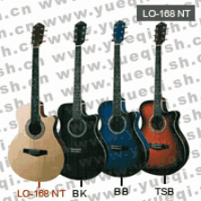 红棉牌LO-168 NT椴木夹板枫木指板琴马40寸本色民谣吉他